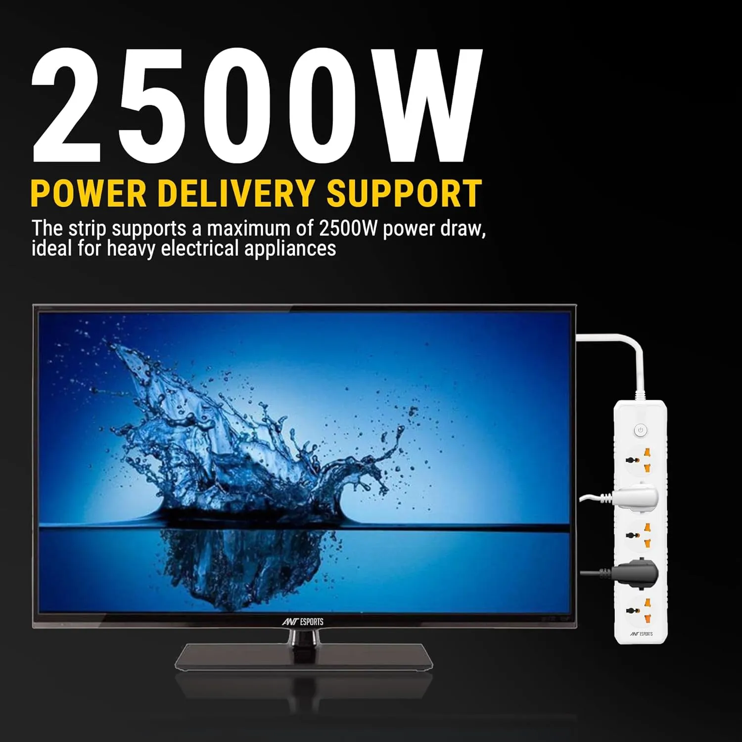 Ant Esports Spike 5 Socket 1 Switch 3m PS500 view 3